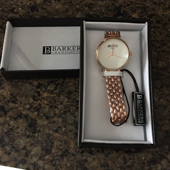 Barkers of Kensington Gold Regatta White Watch main image 4